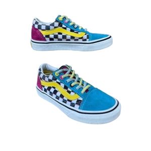 Boys Vans Old School Krazy Checks. Boys Size 13 Excellent Pre-owned Cond…